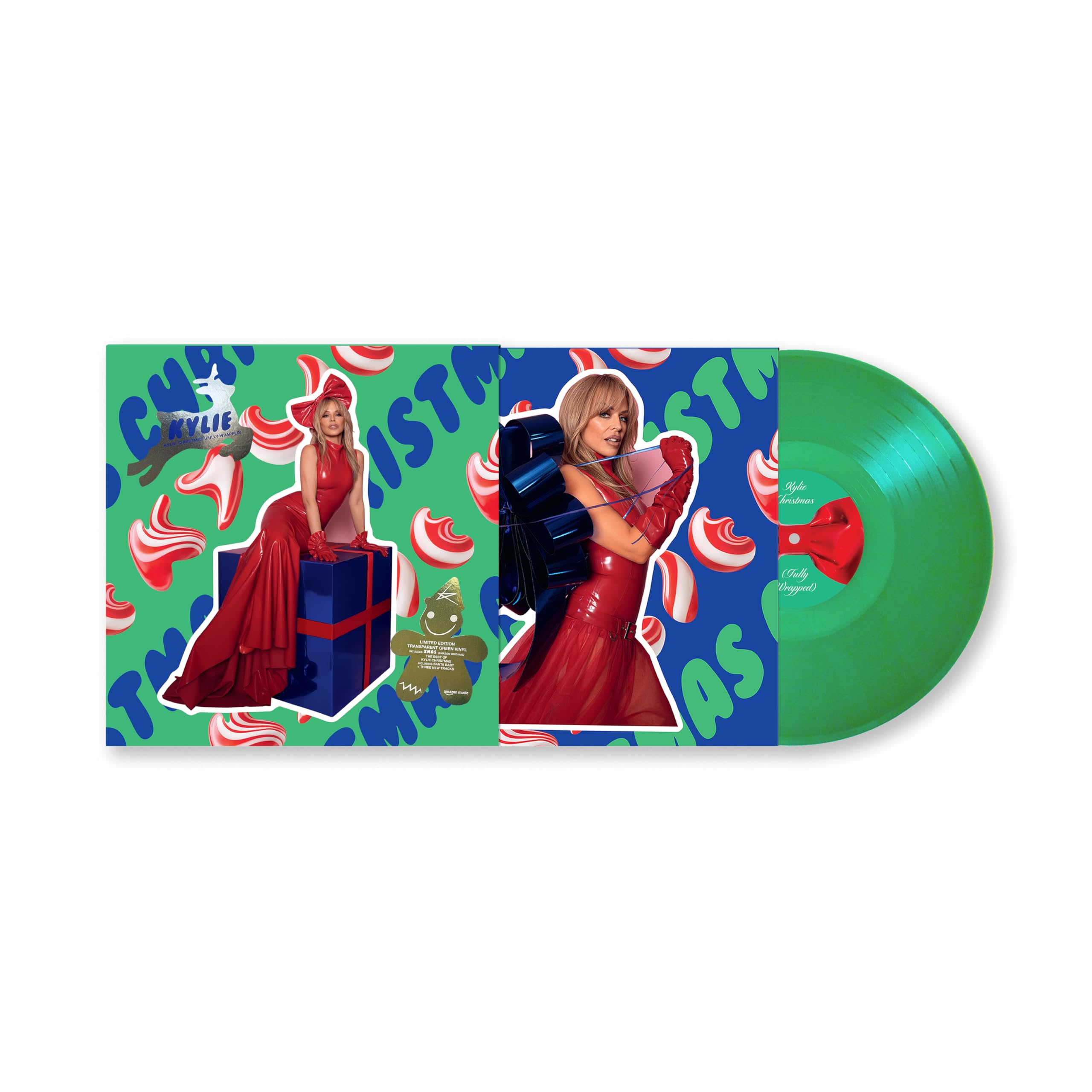 KYLIE MINOGUE * KYLIE CHRISTMAS (FULLY WRAPPED) * LTD GREEN VINYL w/ BONUS TRACK