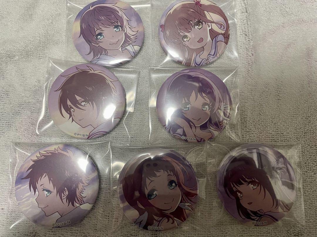 凪のあすから5周年缶バッジセット