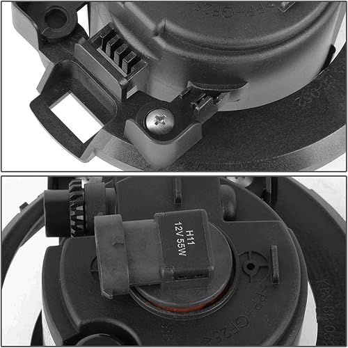 Miniatura 3 de DNA MOTORING FL-NS029-CH - Luz antiniebla para parachoques delantero para el lado del conductor y del pasajero, mejora la visibilidad compatible con