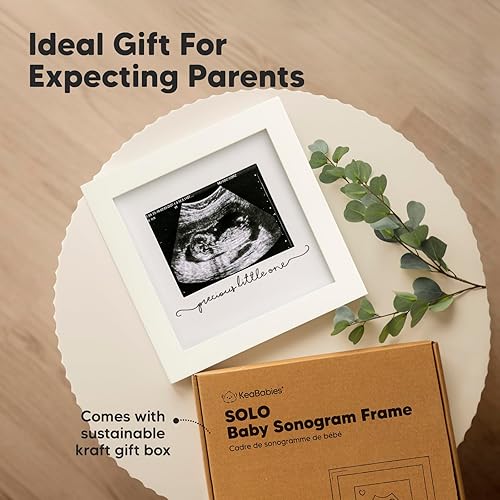 Miniatura 4 de KeaBabies Portarretratos de ecografía para bebé, modernos marcos de fotos de ultrasonido para mamá, regalos de primer embarazo para futura mamá