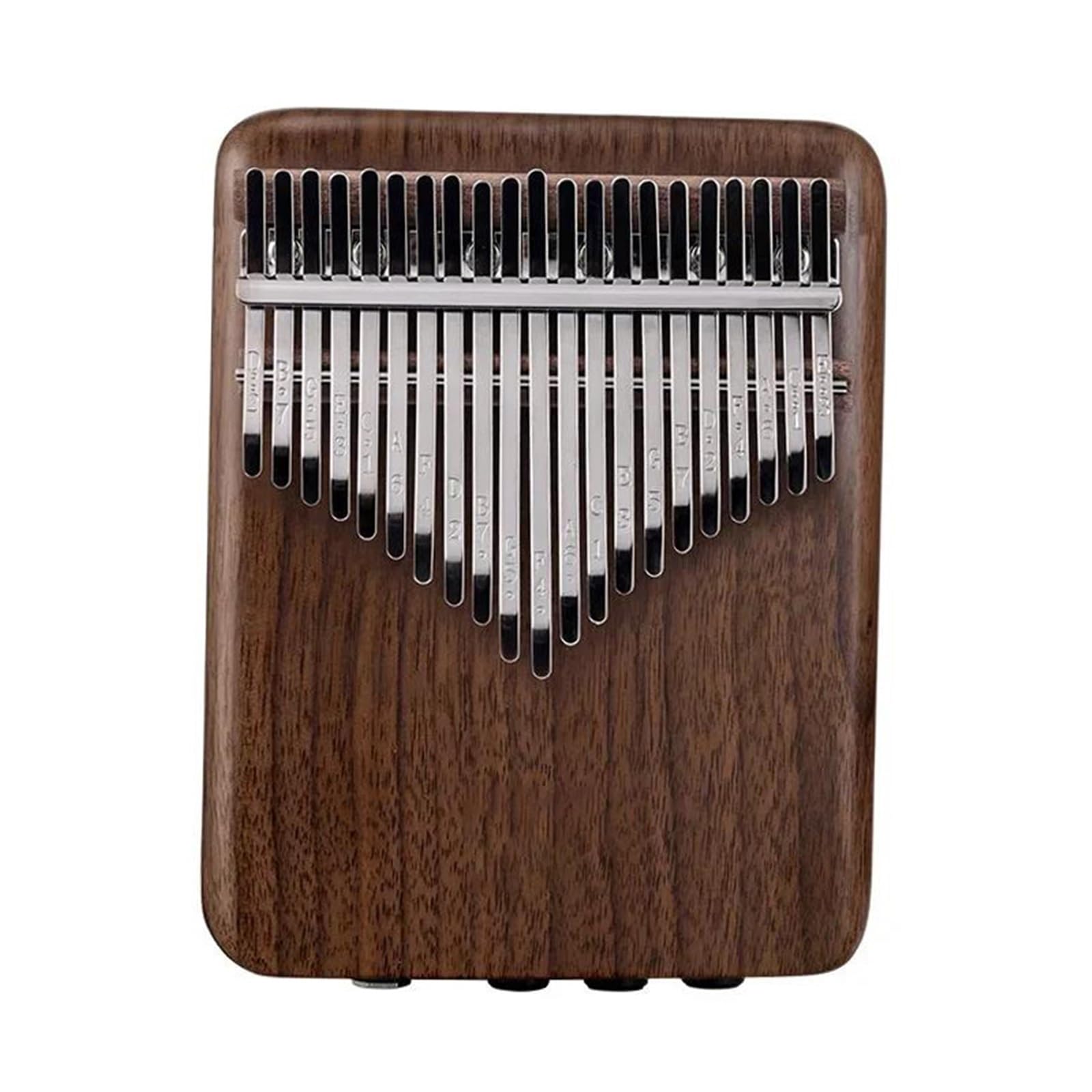 Kalimba Instrument 17-Ton-Kalimba-Walnuss-Lockenfiguren-Tastatur, Daumenklavier, 17-Tasten-Kalimba-Musikinstrumente Mit Zubehör