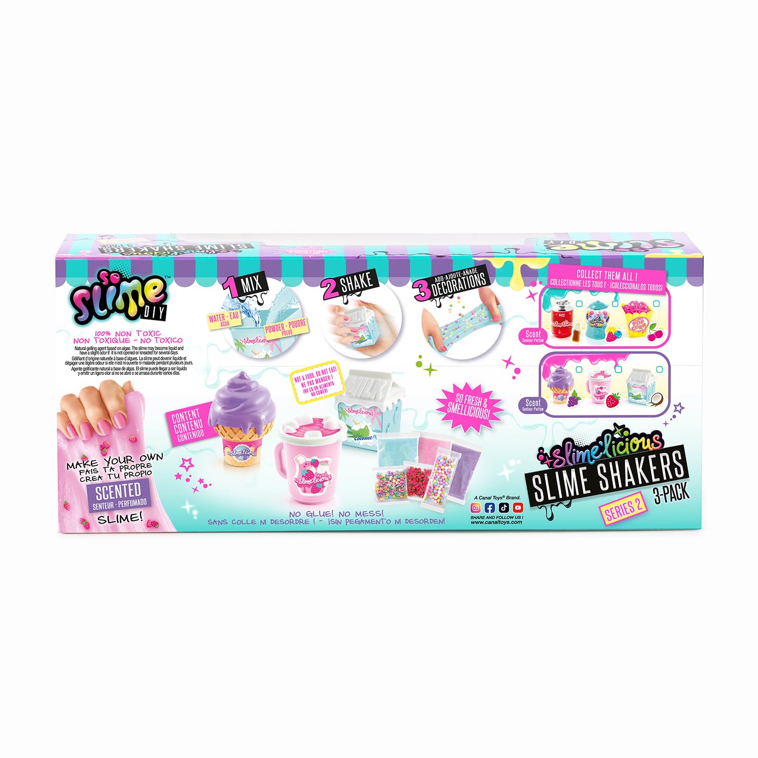 Canal Toys SO Slime-Slimelicious 3 opakowanie-SSC 191