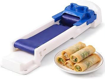 Get Creative in the Kitchen with the Lumpia Roller Machine Fast & Even Rolling for Grape Leaf Rolls, Easy Lumpia Maker, Spring Roll & Egg Roll Maker Perfect for Party Meal Prep
