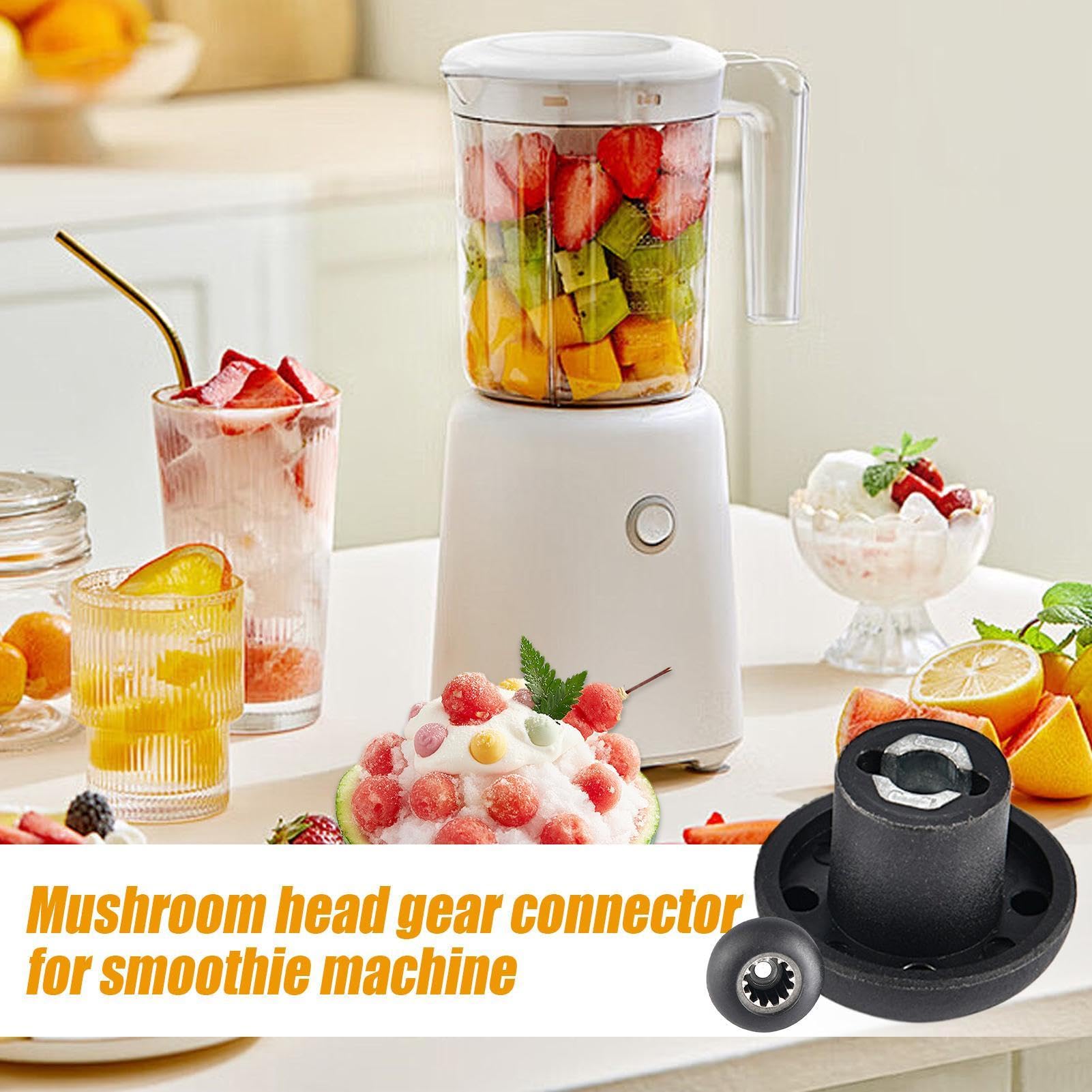 Replacement Blender Gear - 15-Piece Personal Blender And Grinder Combo For Kitchen | Drive Socket Connector | Mixing Machine Accessories Mushroom Cap For Home Commercial Use Easy Install PC Material