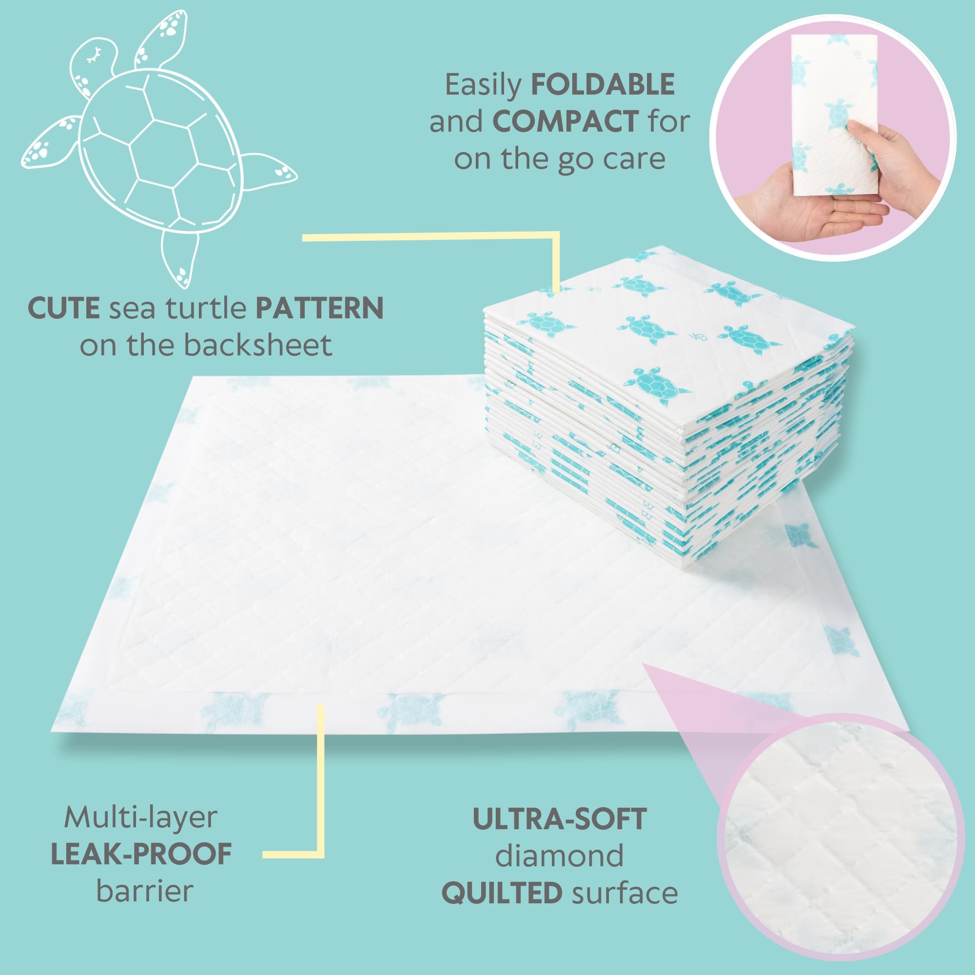 Vesta Baby Paquete De 2 Protectores De Colchón Para Cuna, De Jacquard Sin Ruido Impermeables De Bambu Natural Vesta Baby Paquete De 2 Protectores De Colchón Para Cuna, De Jacquard Sin Ruido Impermeables De Bambu Natural