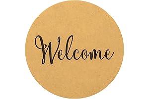 jijAcraft 96 Pcs "Welcome" Kraft Stickers