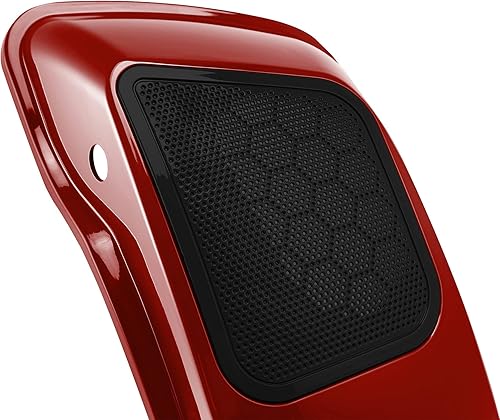 Miniatura 9 de TCT-MOTORPARTS Wicked Red - Tapas de altavoz para alforja de 6 x 9 pulgadas para Harley Touring Road King Road Glide, Street Glide, Ultra Limited,