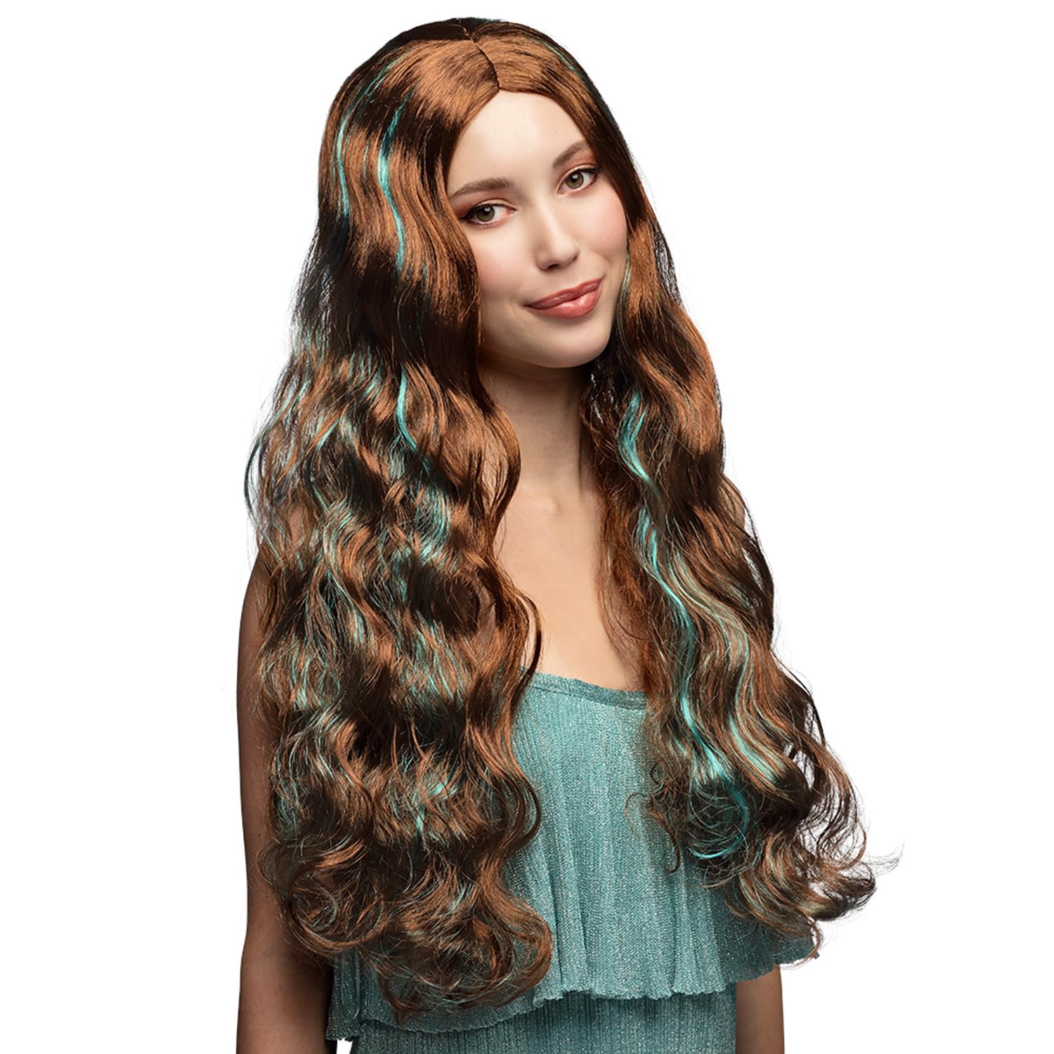 Boland - Mermaid Wig for Fancy Dress Costumes for Theme Party, Halloween or Carnival, Synthetic Hair Wig