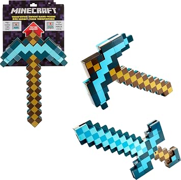 Mattel Mattel Épée et Pioche Transformables Minecraft en Diamant