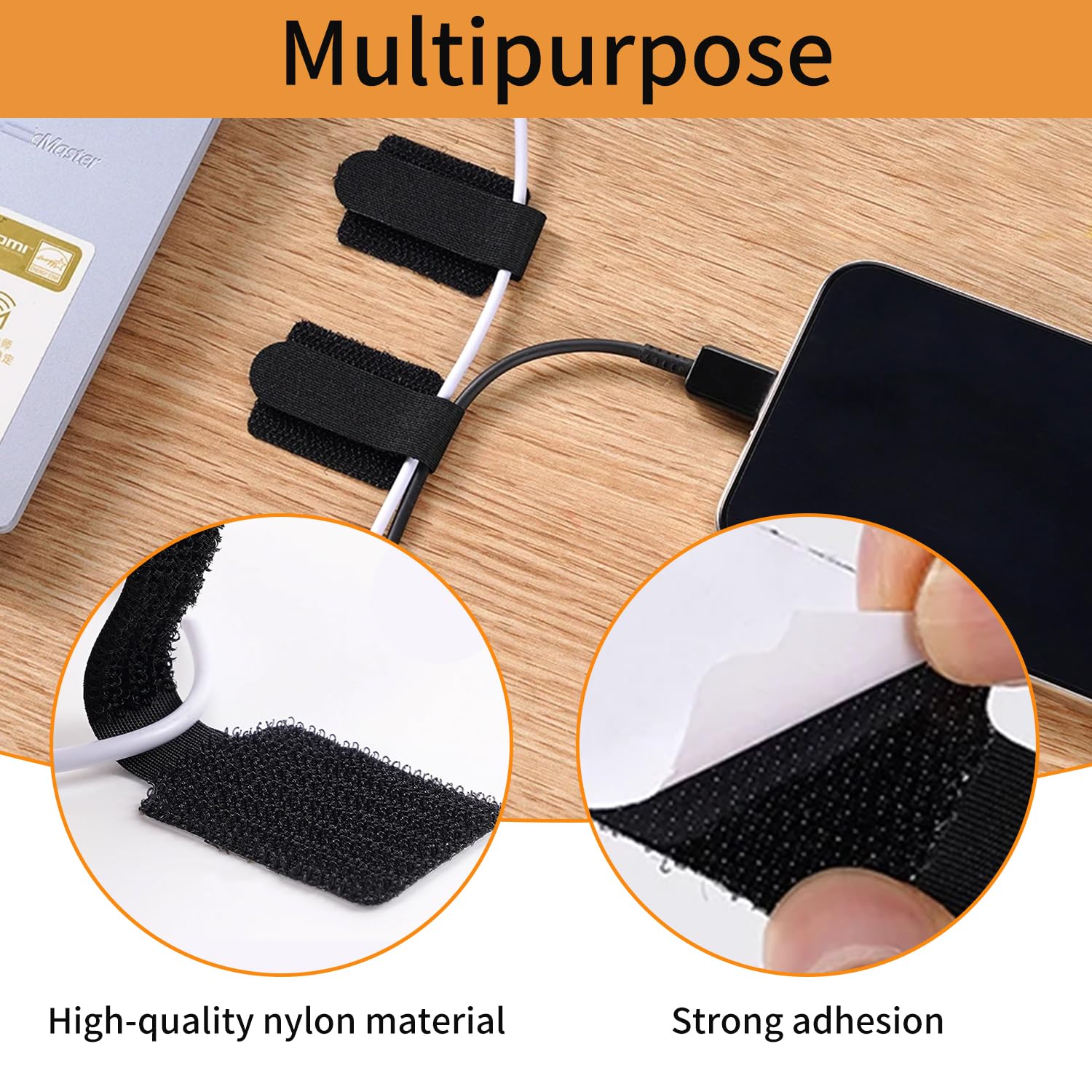 50 Pcs Under Desk Cable Management - Image 2