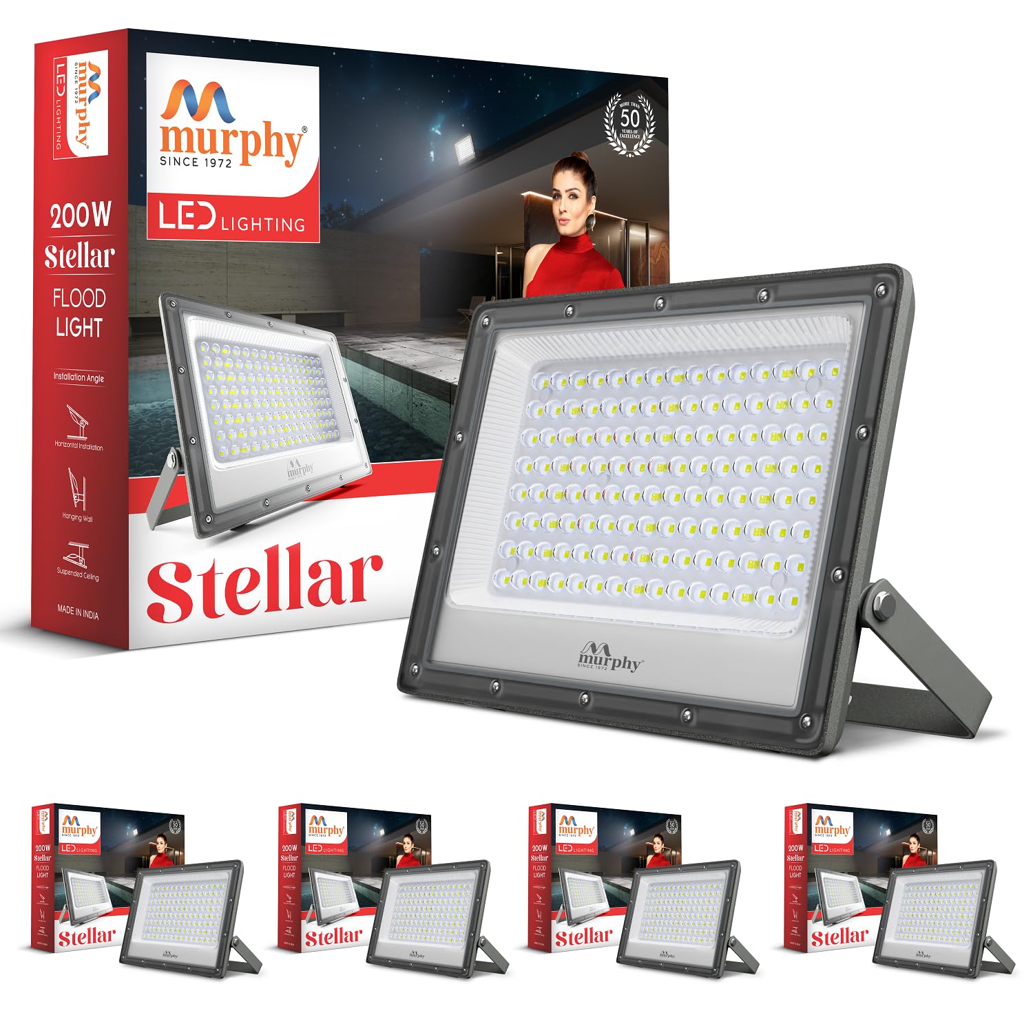 Murphy Stellar LED Flood Light - 200W, Waterproof -22