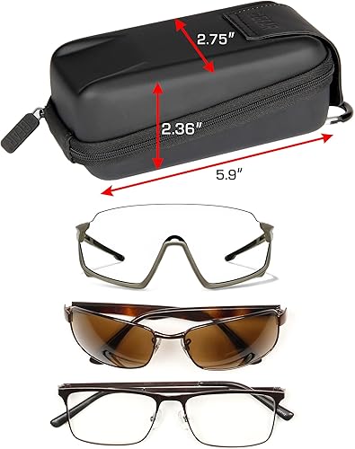 Miniatura 3 de USA Gear Funda para lentes de sol, funda de seguridad para gafas de sol, lentes de seguridad, lectores y más