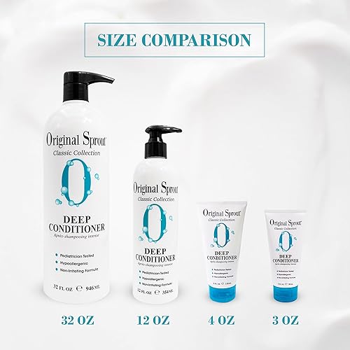 Miniatura 5 de Original Sprout Acondicionador profundo clásico para cabello seco o dañado para bebés niños adolescentes y mujeres y hombres adultos para todo tipo