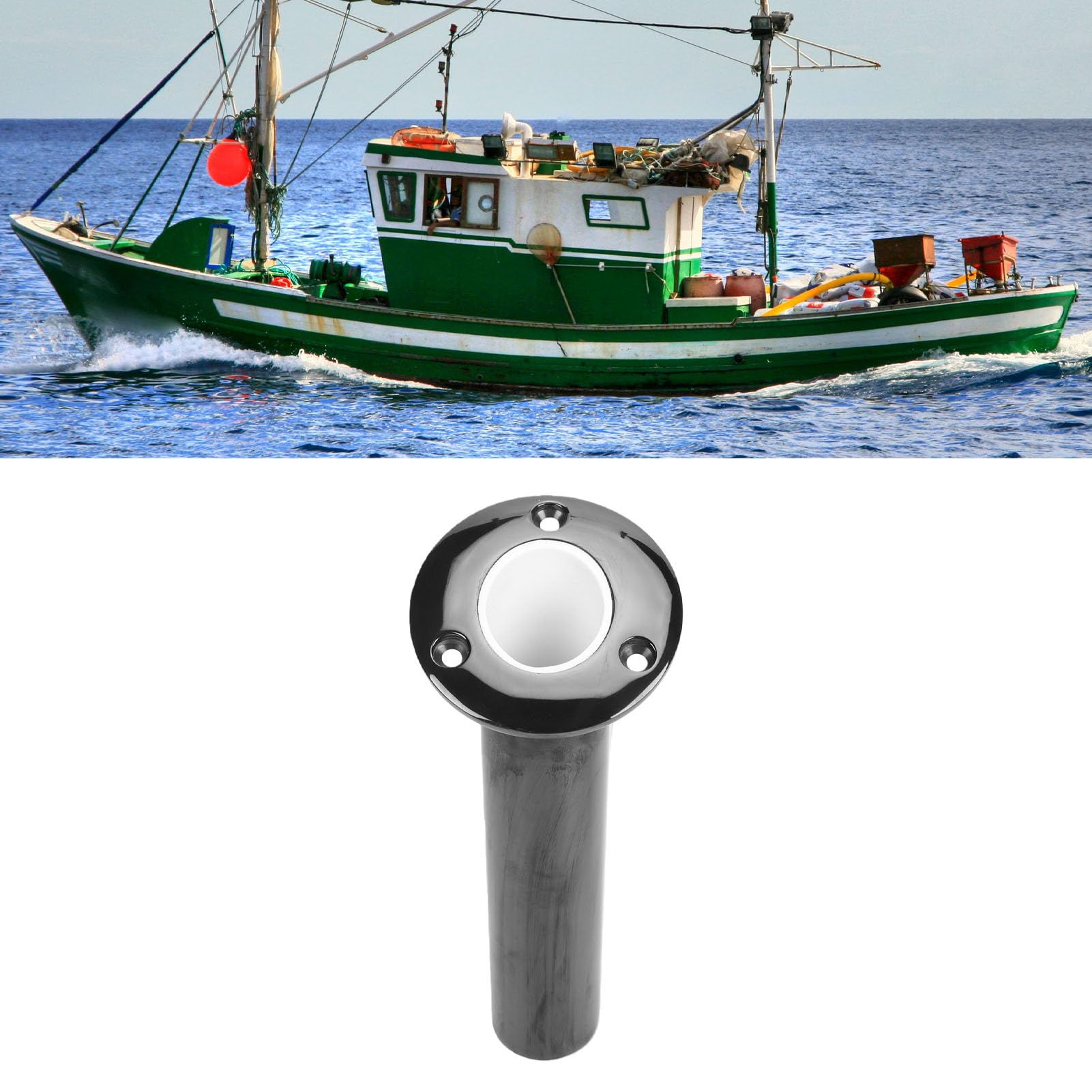 Luocute Portacanna da Pesca Resistente, Acciaio Inossidabile 316