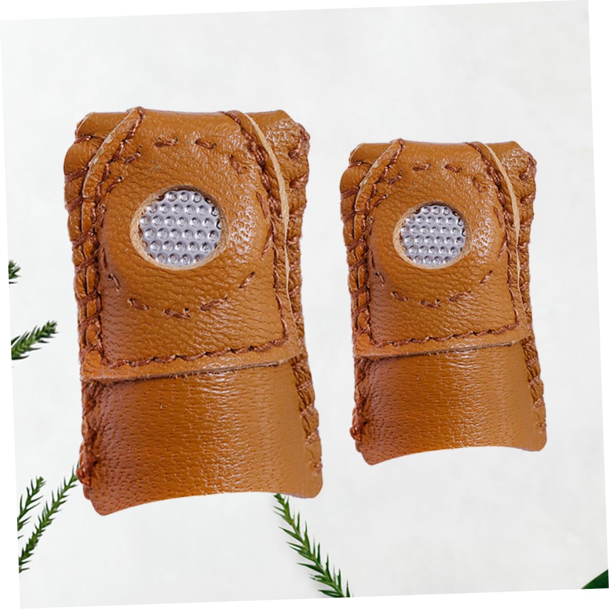 STOBOK 6 Piezas bordado embroidery manualidad stich cross stitch agujas craft artesanía Acolchado protector Accesorios dedal