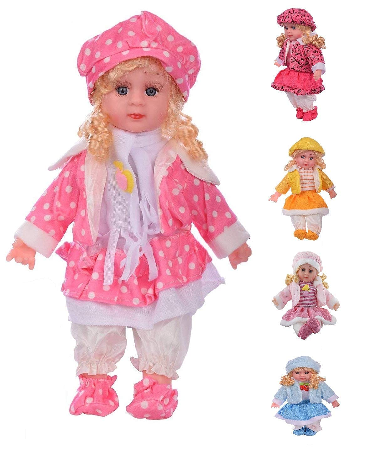 Musical Rhyming Baby Doll, Laughing and Talking, Soft Toy for Kids (35 cm)