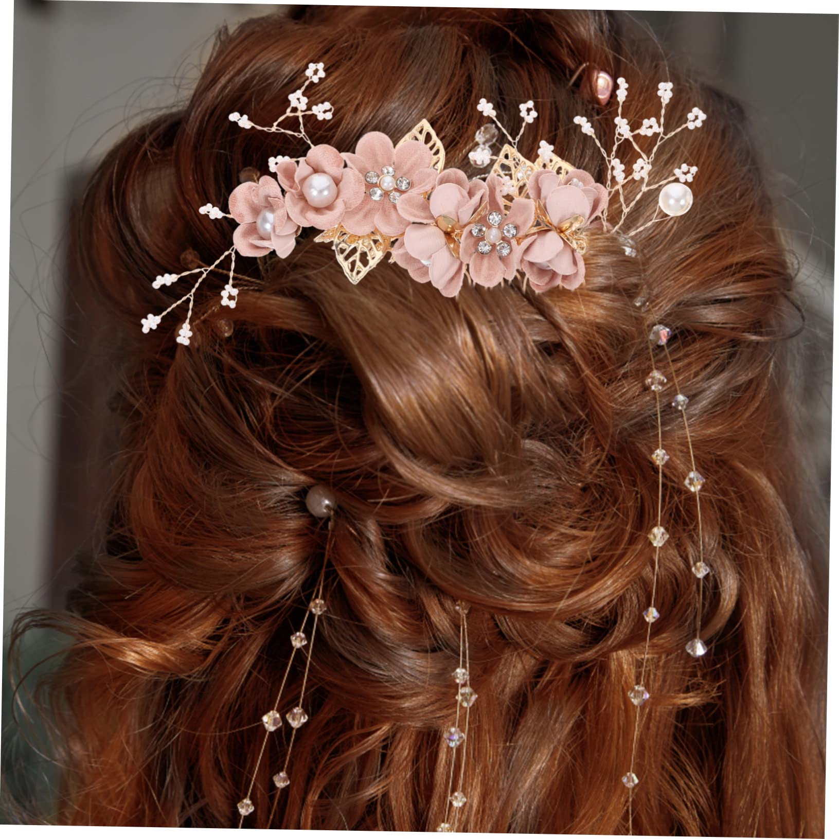 Healeved 8pezzi Accessori Per e Pettine e Fermaglio Per Matrimonio Decorazioni Floreali Per Acconciature