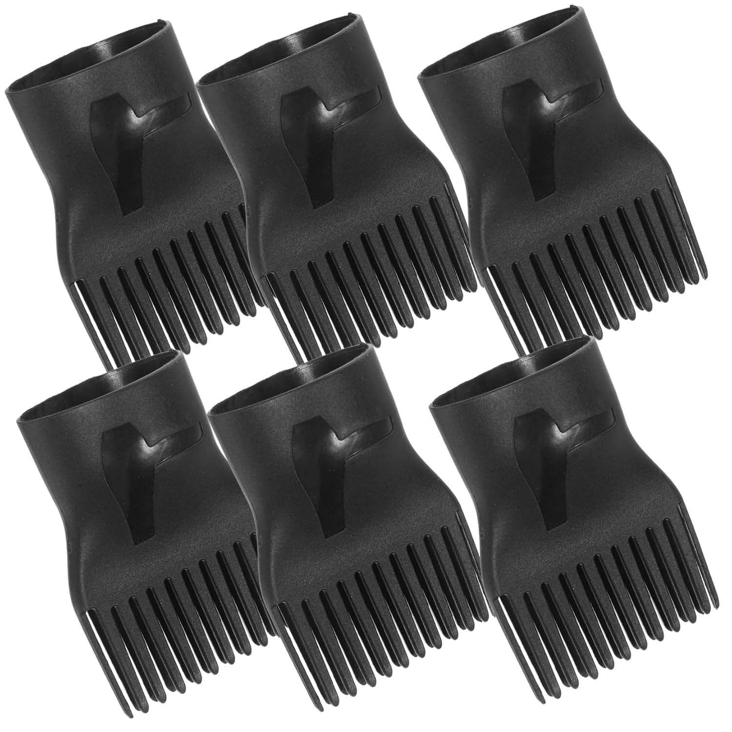 WOONEKY 10pc Hair Dryer Comb Nozzle Blow Dryer Diffuser Fast Drying Attachment