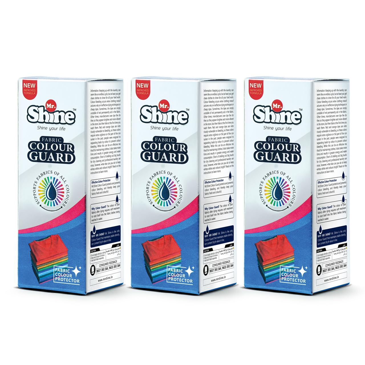 Mr.Shine Colour Guard 100 ml | Fabric Colour Fixer Anti-Fade Formula For All Types of Fabric, Prevent Fading & Cross Staining (Pack of 3) (B0D5HP9Q5R) Amazon Price History, Amazon Price Tracker