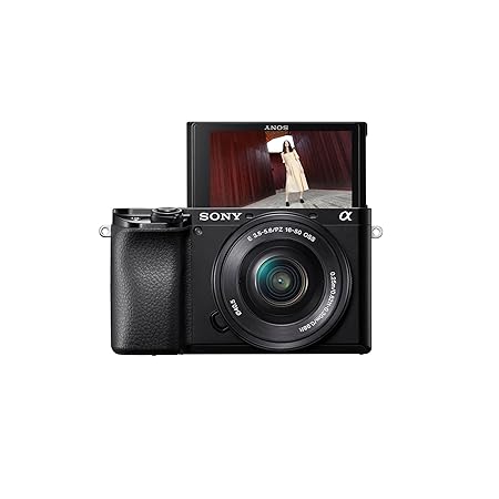 Sony Alpha ILCE-6100Y APS-C Camera (16-50mm & 55-210mm Lens) | 24.2 MP | Fast Auto Focus, Real-time Eye AF, Real-time Tracking | 4K Vlogging Camera - Black