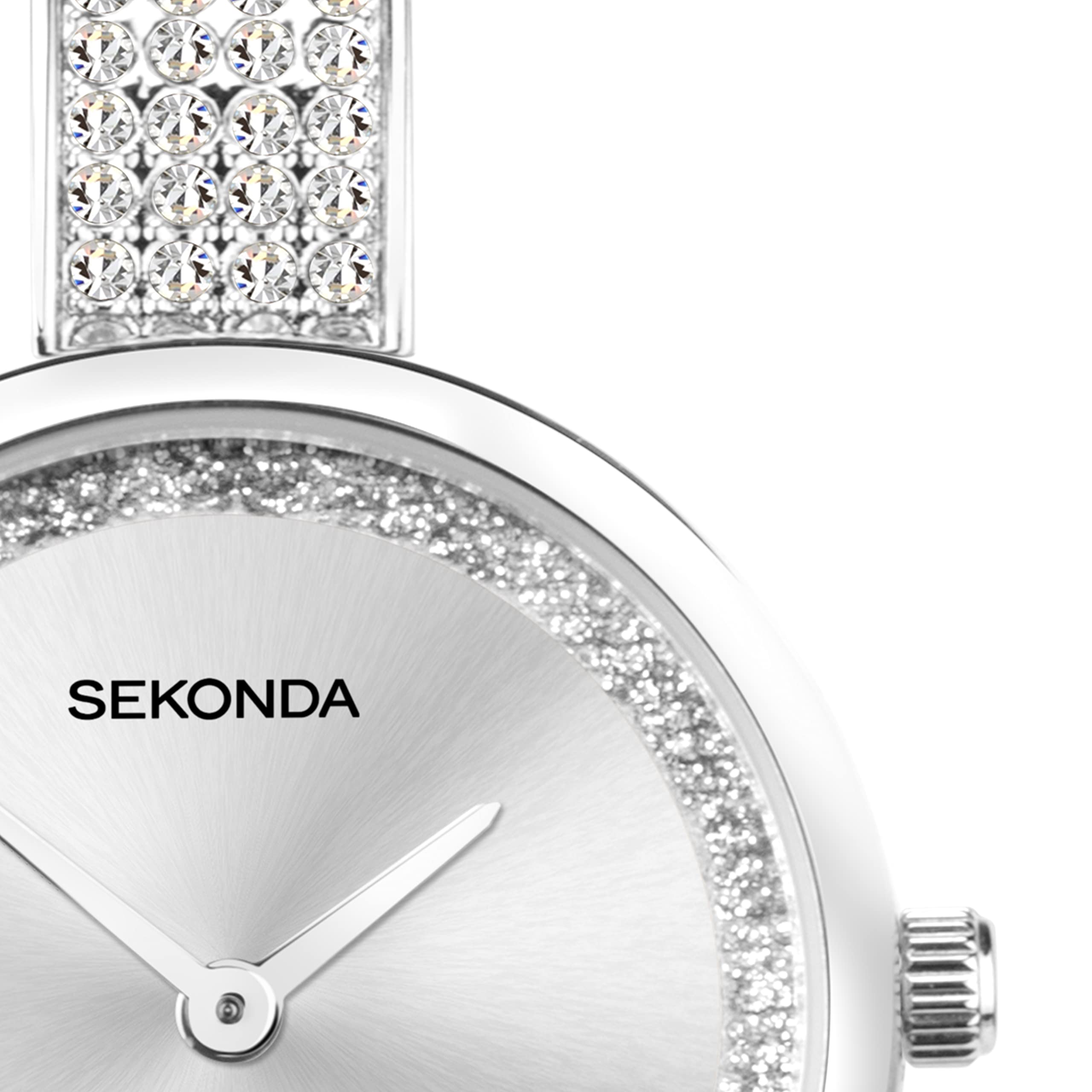 Sekonda Aurora, orologio da donna al quarzo da 29 mm, con display analogico e cinturino in lega
