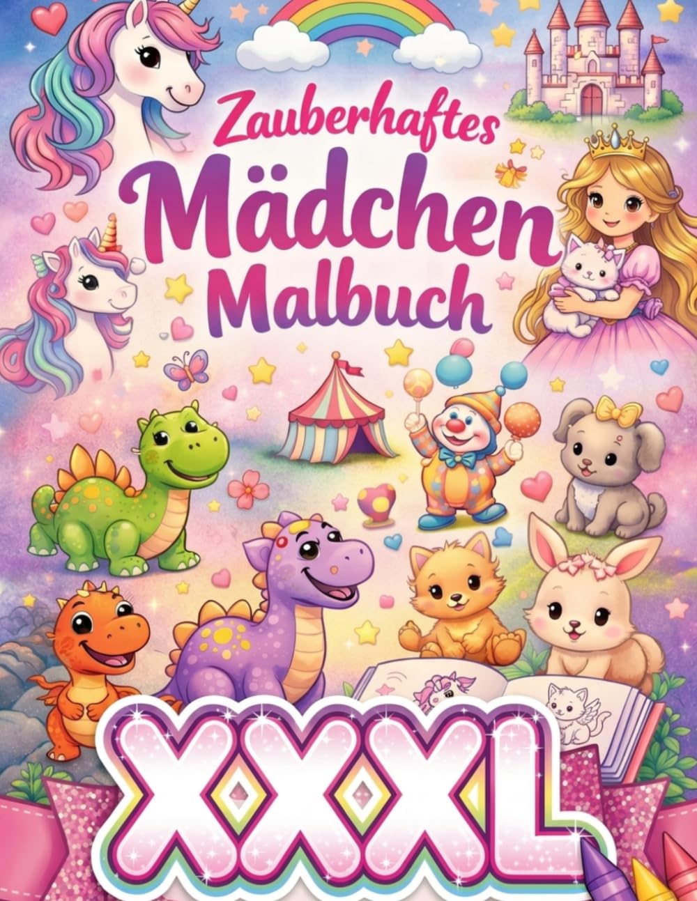 Zauberhaftes Mädchen Malbuch