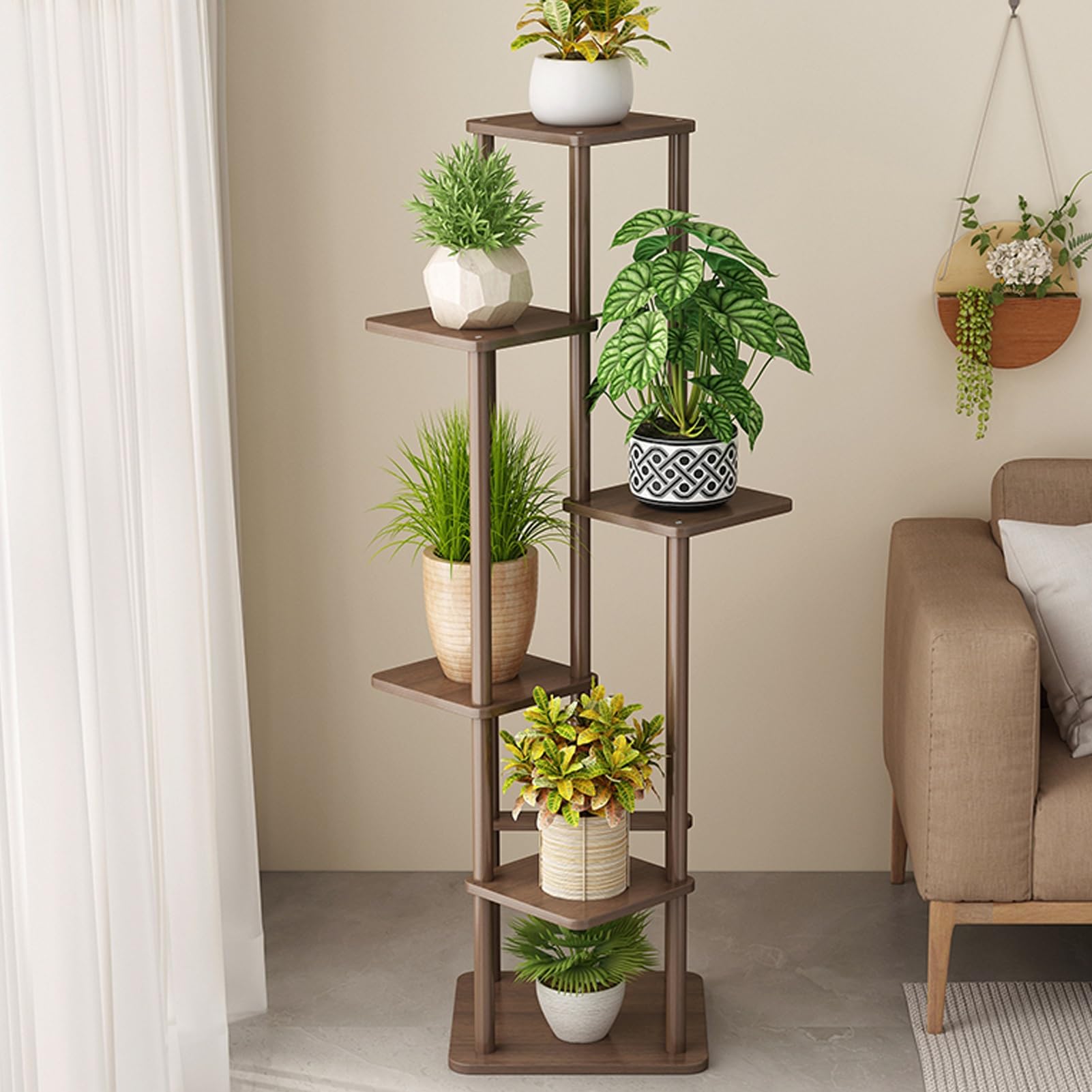 Support pour plantes stable et haut pour optimiser vos pots