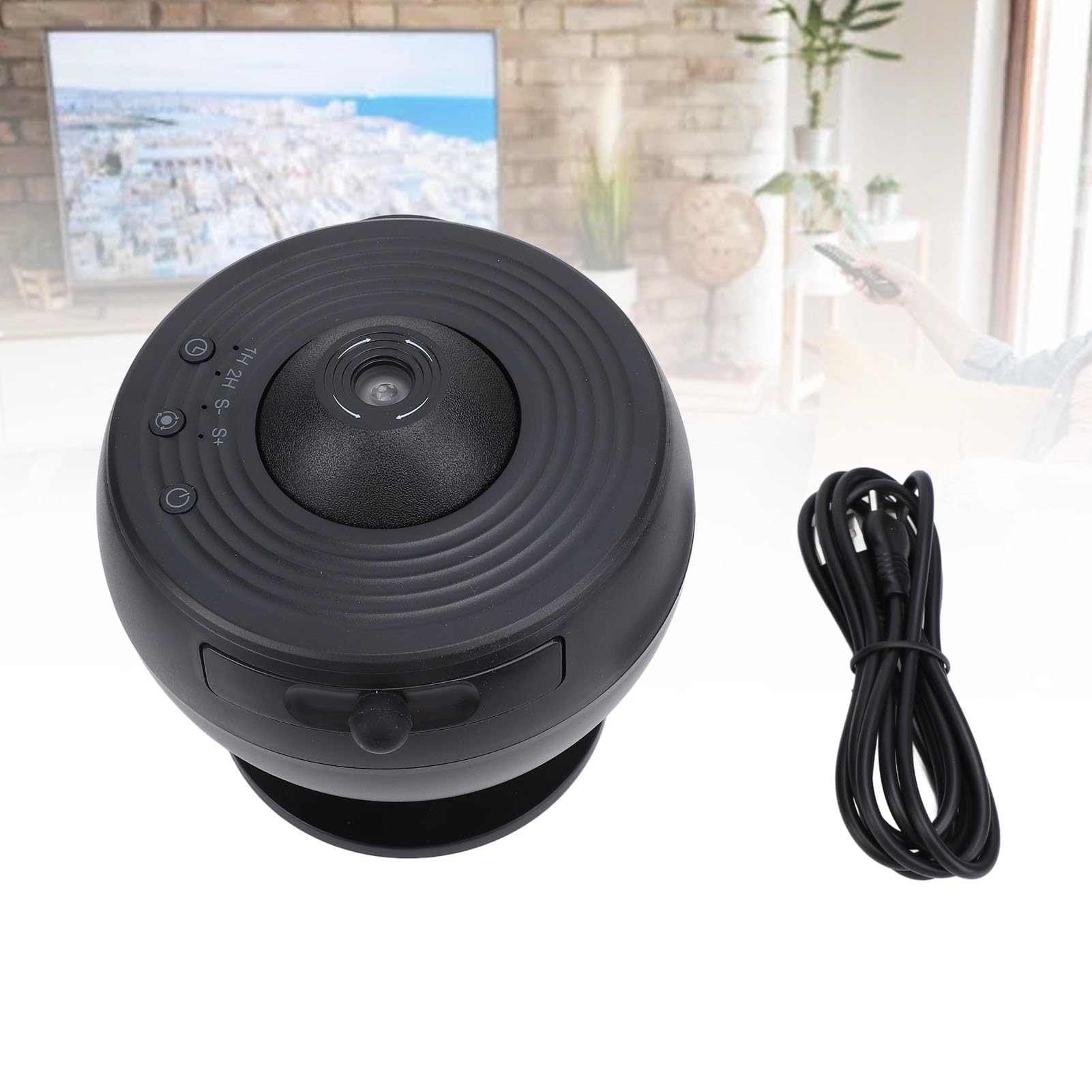 Topiky Proiettore Planetario Lampada Versatile Decorativa per la Casa per Bambini, Feste, Matrimoni, 12 Film a Tema (BLACK)