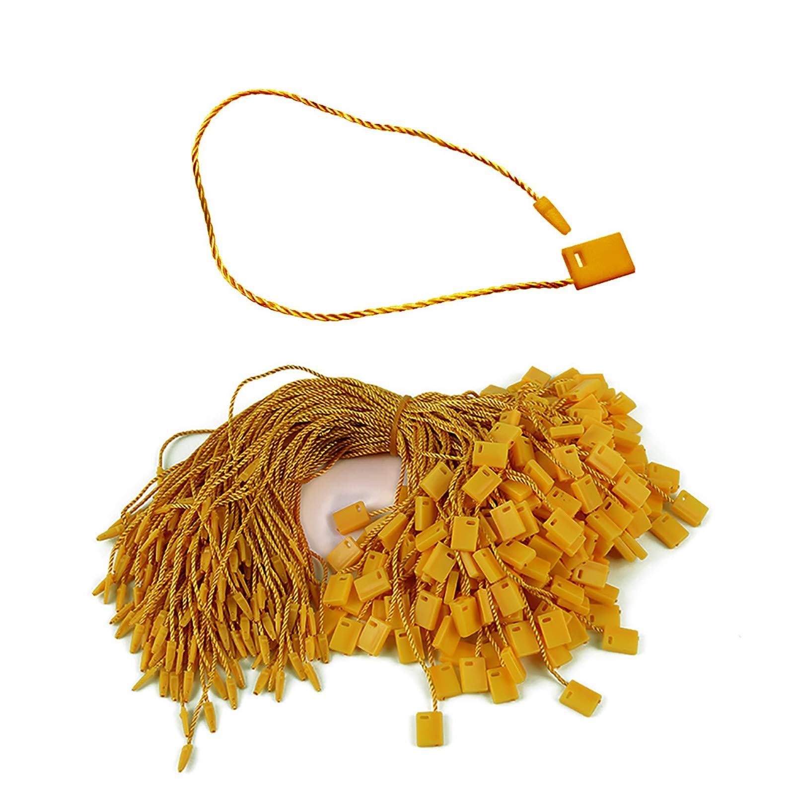 feedal 7 inch Hang Tag Nylon String Snap Lock Pin Loop Fastener Hook Ties for Labels, Clothes, Luggage, Products, Jewelry 17.8cm 1000 Pcs