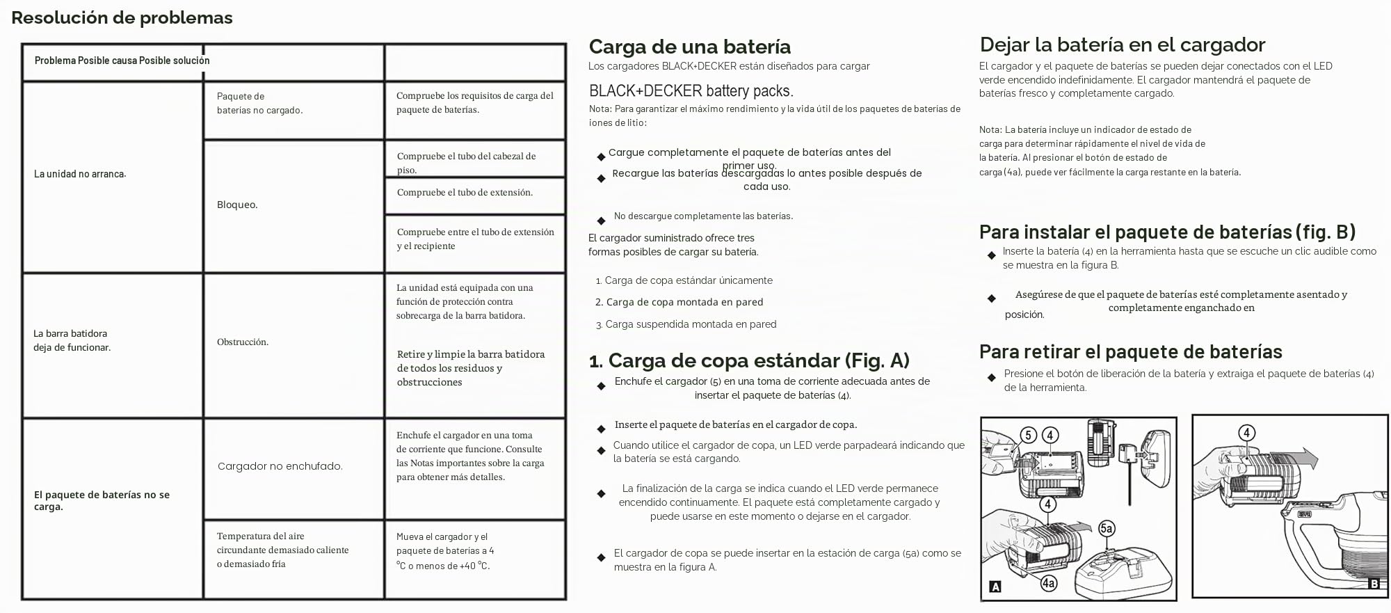 Black+Decker BHFEV362DP-QW Aspirador de Escoba 4en1 Power Series Extreme Especial para Mascotas con batería Externa 36V 2Ah.3 velocidades y 78min de autonomía.
