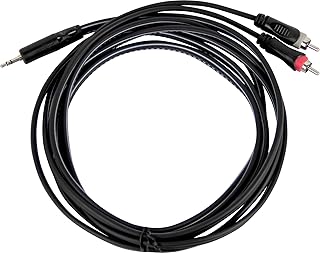 Gearlux 10ft TRS to Dual RCA Stereo Breakout Cable - 1 Pack