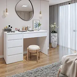 Penteadeira 5 Gavetas Giulia Yescasa Branco