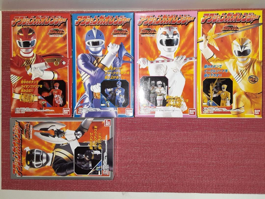 Amazon.co.jp: 百獣戦隊ガオレンジャー アクションガオレンジャー 全5 