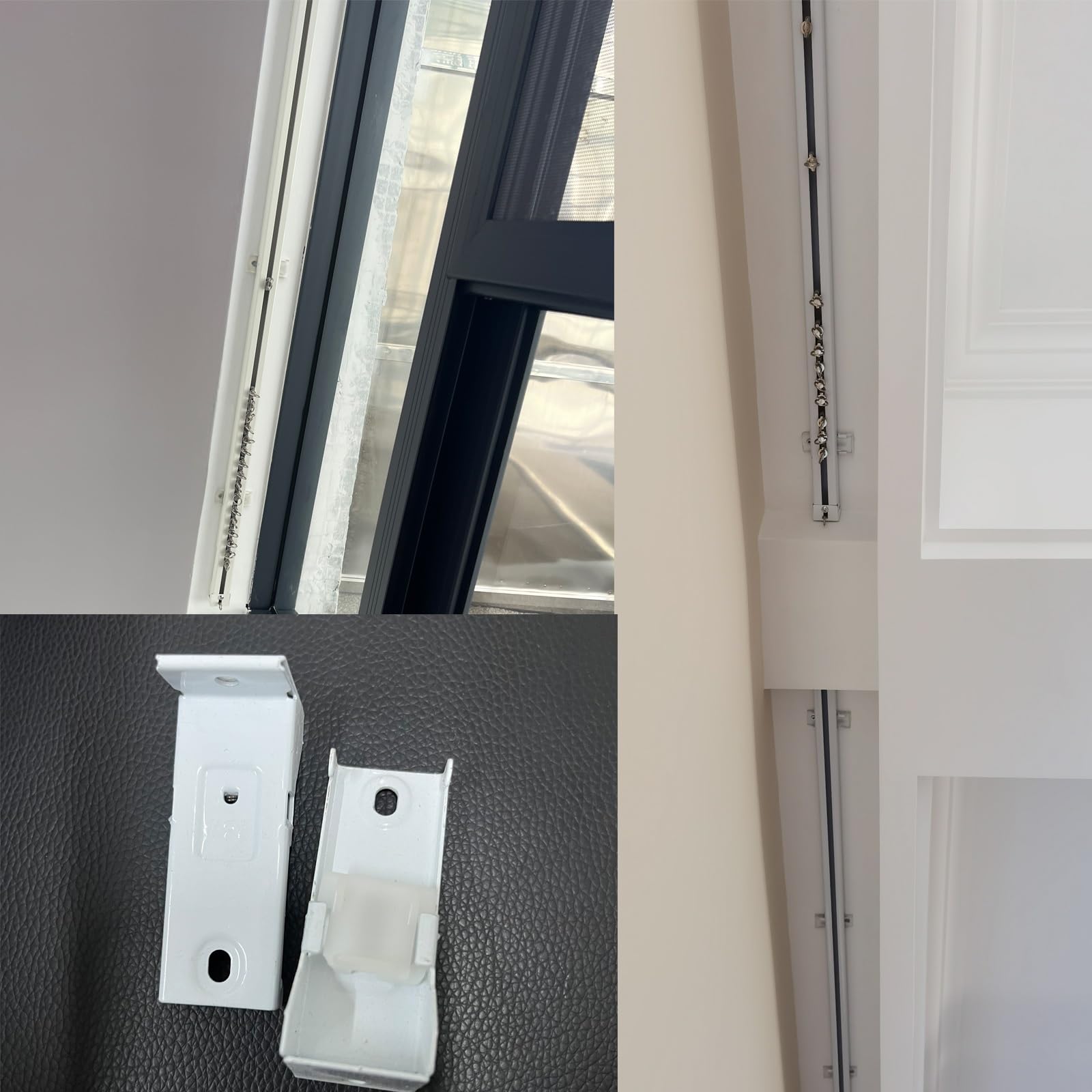 Robusto sistema di binari in lega di alluminio, 0,5-6 m, binario per montaggio a soffitto/parete per ospedale e uso domestico, perfetto per camera da letto e soggiorno, soluzione durevole e versatile.