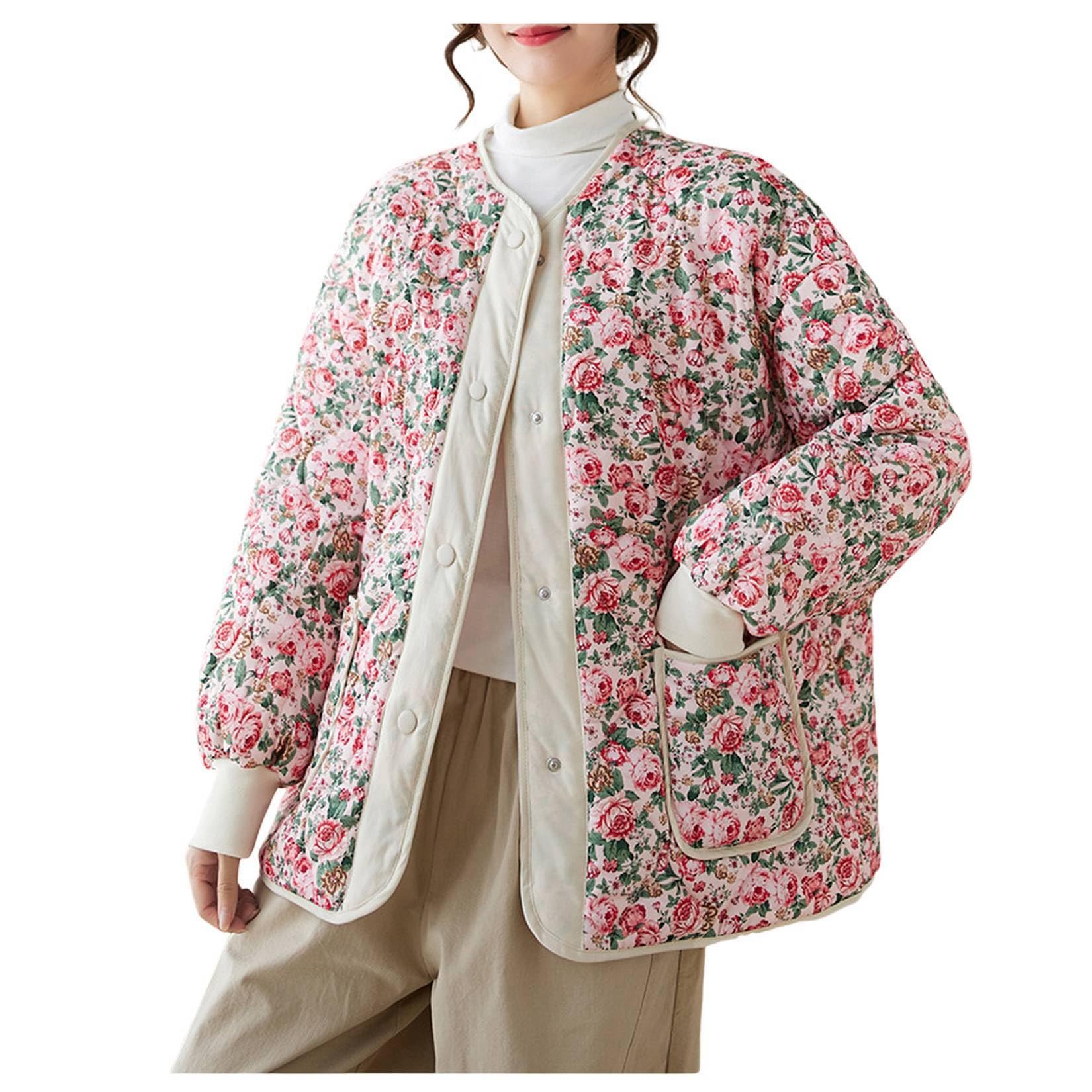 Veste en coton matelassé pour femmes UNeedVog en tissu isolant style casual - 8