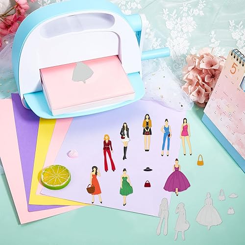 Miniatura 7 de GLOBLELAND Falda de mujer de moda troquelada para tarjetas Scrapbooking y DIY Craft Album Paper Card Decor