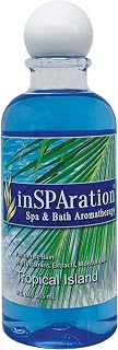 inSPAration Spa and Bath Aromatherapy 370X Spa Liquid, 9-Ounce, Tropical Island