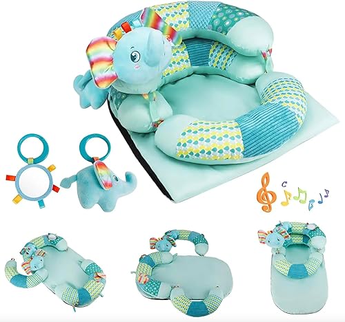 Miniatura 2 de Alfombrilla de San Valentín para el tiempo boca abajo, 4 en 1, almohada de apoyo sentado, soporte sentado para recién nacido de 0 a 12 meses,