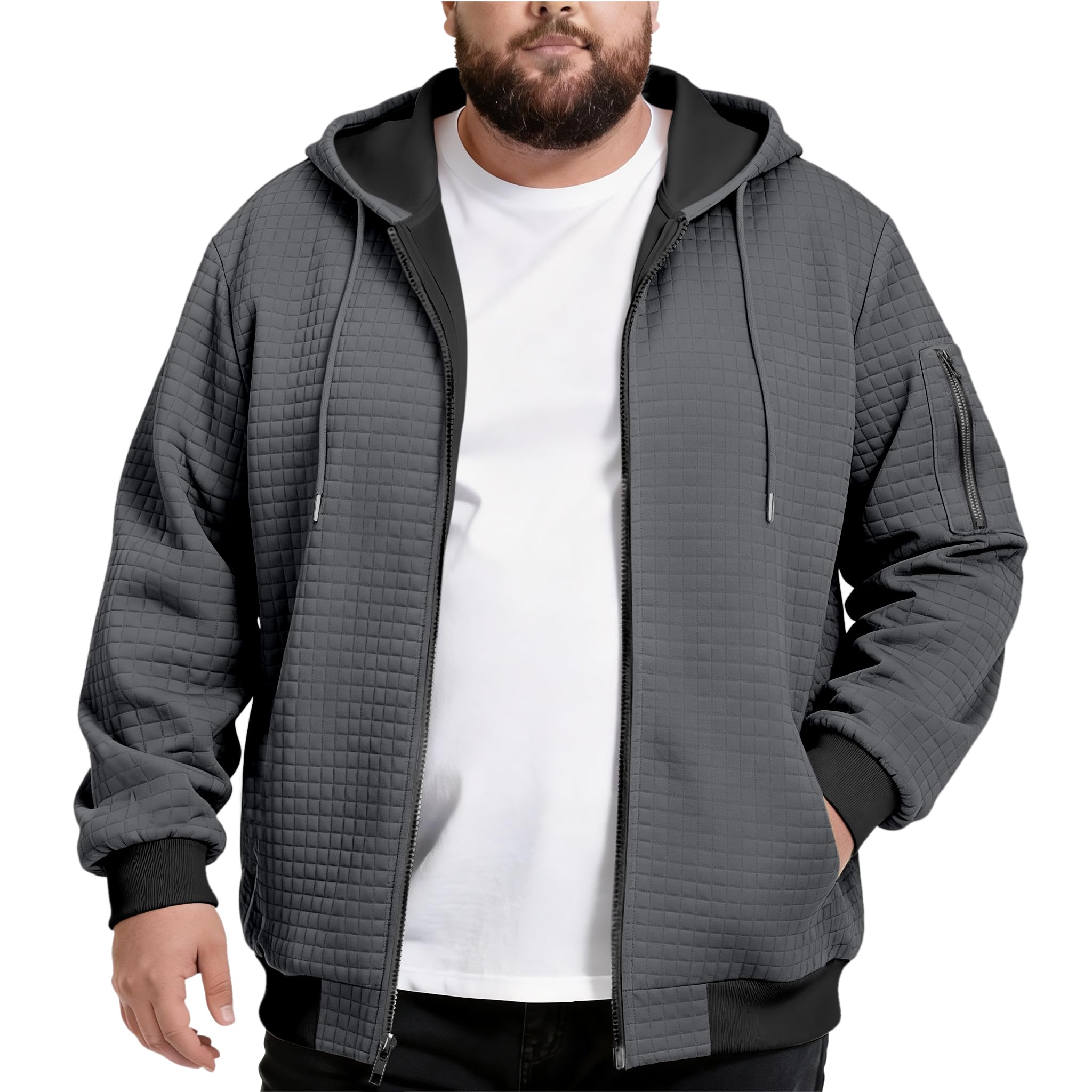 Big and Tall Men's Hoodie Sweatshirts