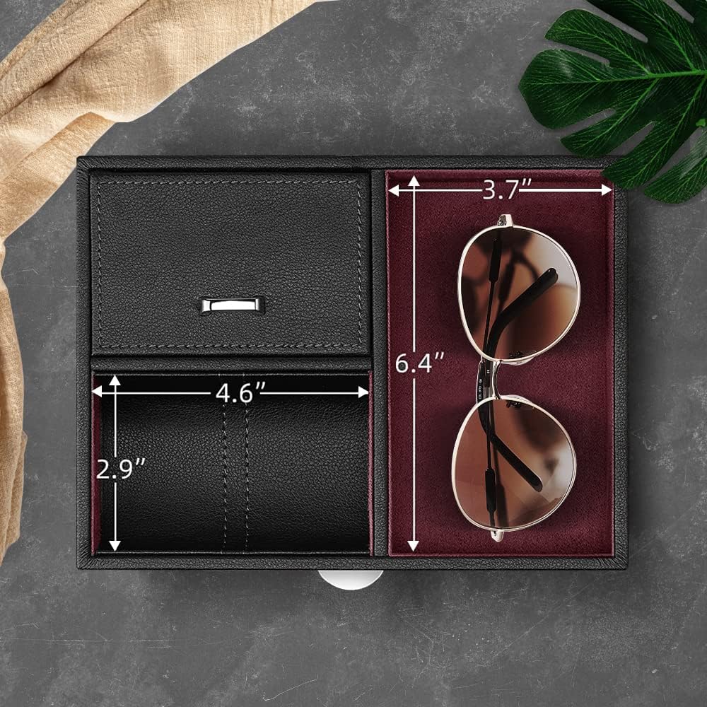 Watch winder with door open, illustrating auto-stop feature
