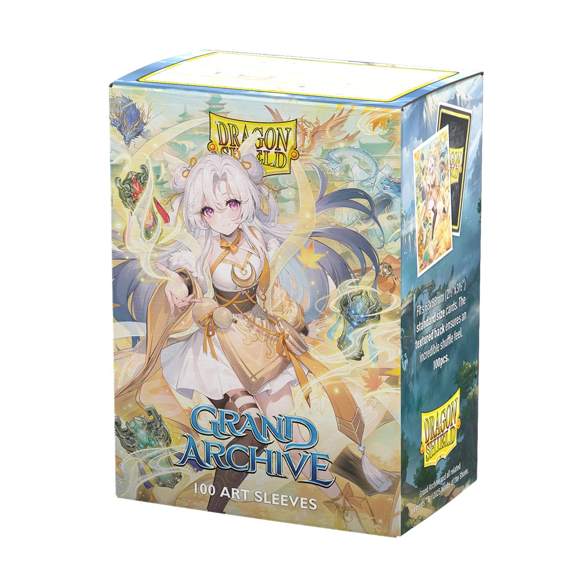 Dragon Shield | Matte Art Sleeves | 100 CT - Smooth & Tough Premium TCG Sleeves | Compatible with Pokemon, Flesh & Blood, One Piece & Magic the Gathering | Guo Jia: Heaven’s Favored