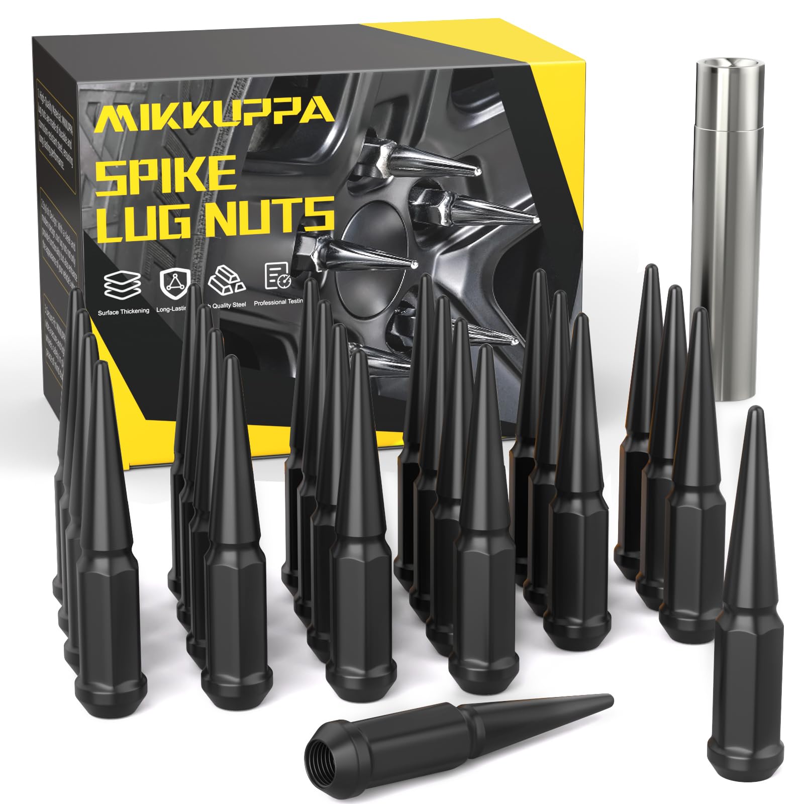 Amazon.com: MIKKUPPA M14x1.5 Spike Lug Nuts, Replacement for Chevy