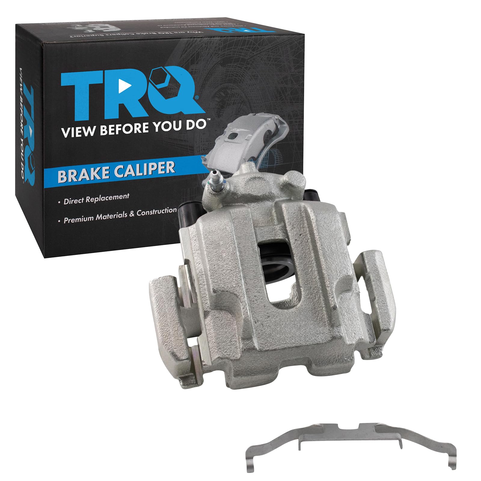 TRQ Rear Right Brake Caliper w/Bracket Passenger Side
