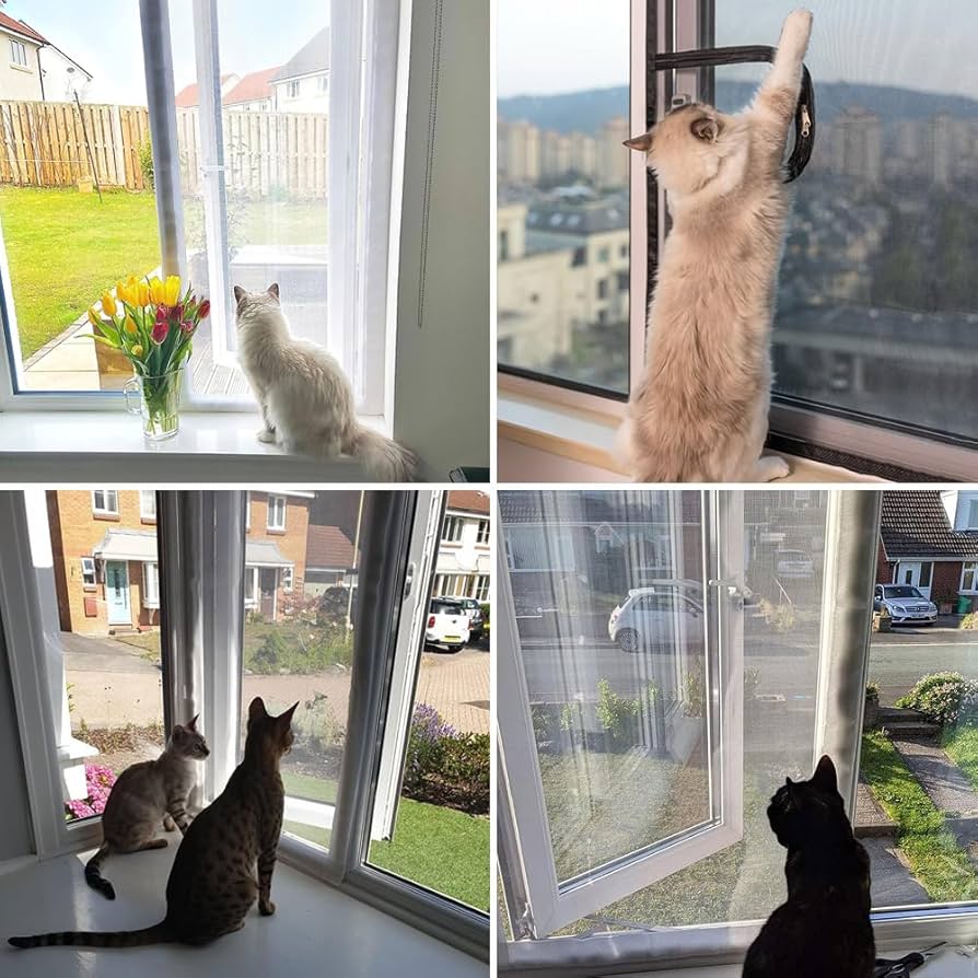 Mosquitera Autoadhesiva Para Ventana, Pantalla Antimosquitos De Tamaño Personalizable, A Prueba