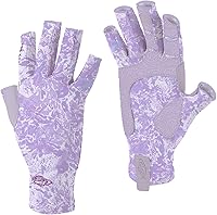 Vista 23 de Palmyth Guantes de pesca sin dedos con protección UV, UPF50+, guantes de sol para hombres y mujeres para kayak, senderismo, remo, conducción
