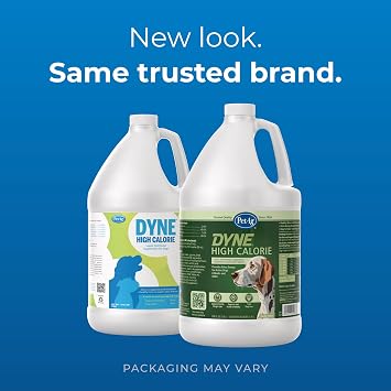 PetAg Dyne High Calorie Liquid Nutritional Supplement for Dogs & Puppies 8 Weeks and Older - 1 Gallon - Supports Performance and Endurance - Sweet Vanilla Flavor