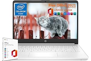 14-Inch Laptop with Microsoft Office Lifetime License
