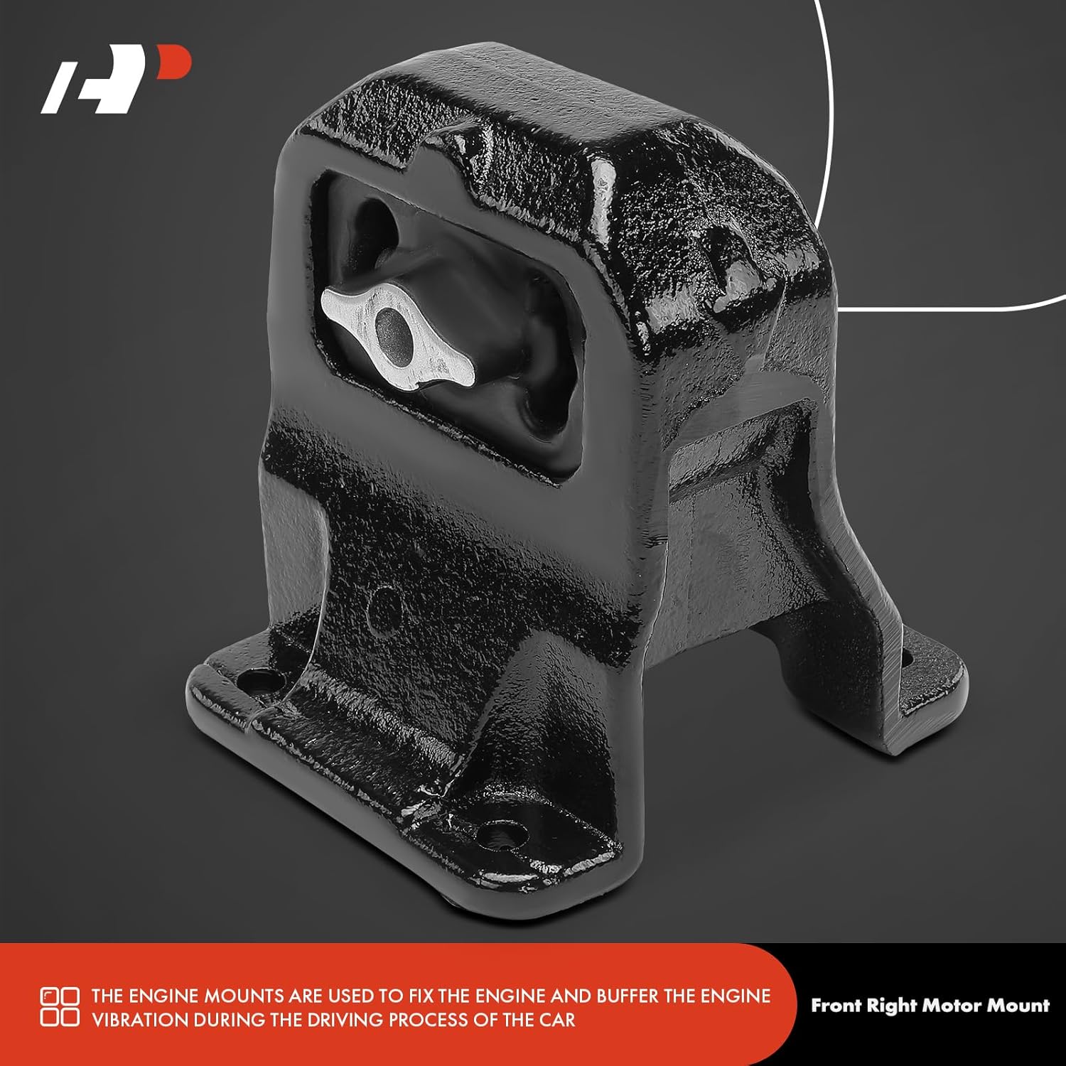 A-Premium 2PCS Front Left and Right Engine Motor Mount Set Compatible with Dodge Ram 1500 2003 2004 2005 5.7L, RWD Only