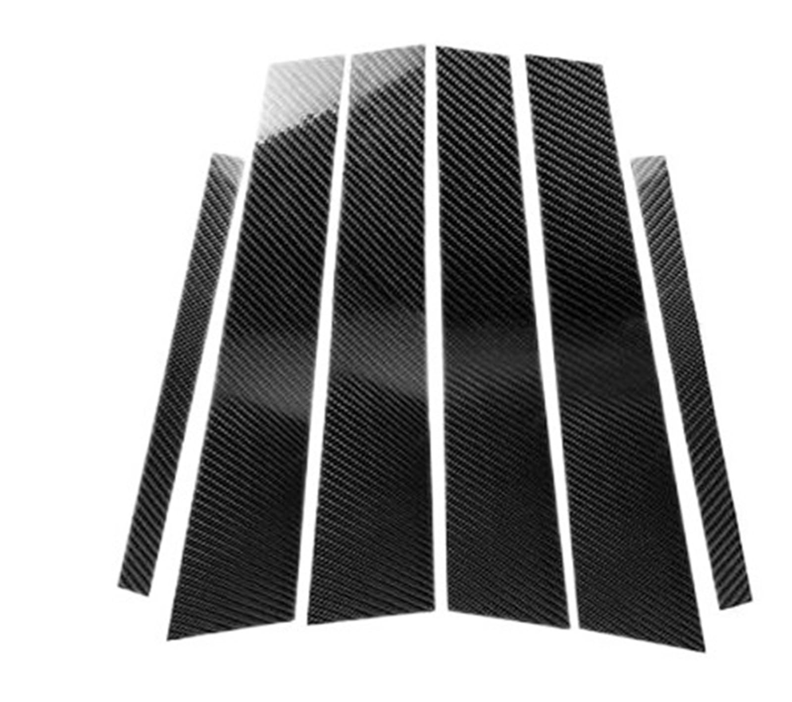 Mashrgx Carbon Fiber Car Window B-Pillar Trim Sticker For 3 Series F30 2013-2018 Door Pillars Wrap Film Car Accessories Automotive Window Door Seals(Carbon Fiber)