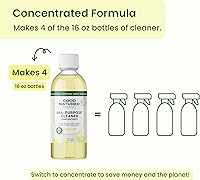 Vista 5 de Good Natured Brand Limpiador concentrado multiusos Limpiador multisuperficie Aceite esencial de limón natural Limpiador concentrado multiusos